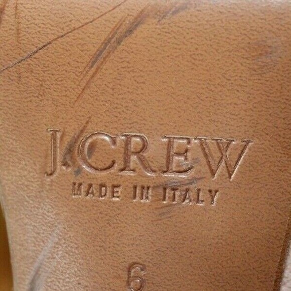 J Crew Heels Alecia Suede Platform Peep Toe Paris Pink Italian Shoes w/Box Sz 6 - Picture 9 of 11